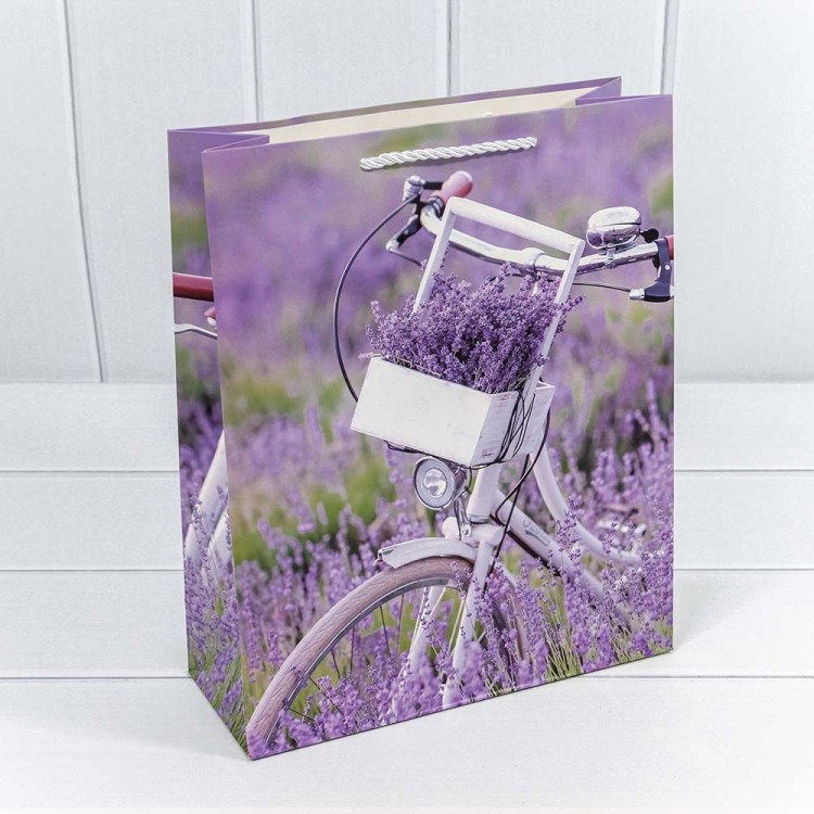 000190E Пакет подарочный "Лаванда" (микс 190) 18*23*10 210г 1/20 1/360