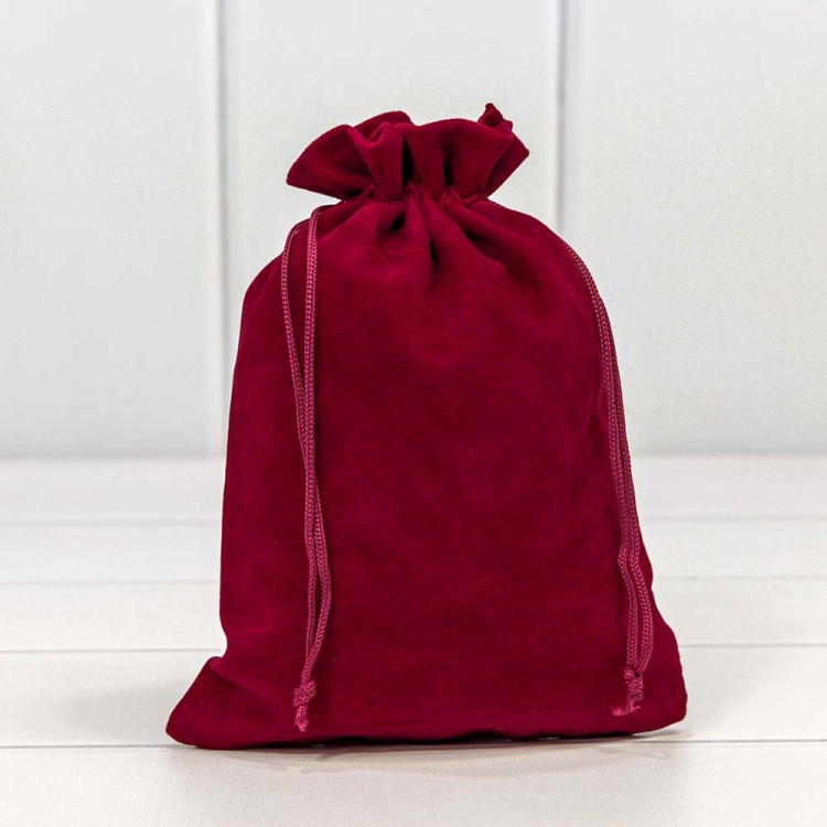 000811G/83 Мешочки бархатные 14*20 Бордовый 1/25 1/1500 000811G/83 Мешочки бархатные 14*20 Бордовый 1/25 1/1500