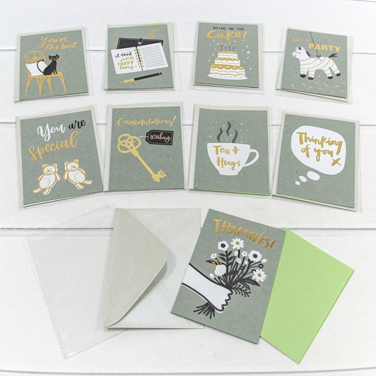 1114/4 Открытки Набор в коробке (микс 9) 8,7*12,5 1/180 1/2520