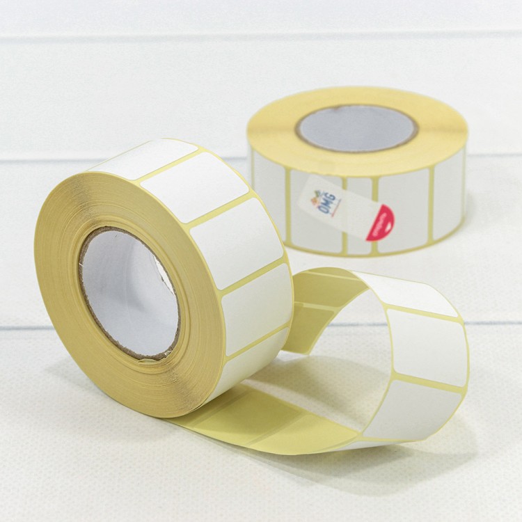 4040-3020 Термоэтикетки самоклеющиеся в рулоне 30*20мм (1300 шт.) 1/5 1/100	