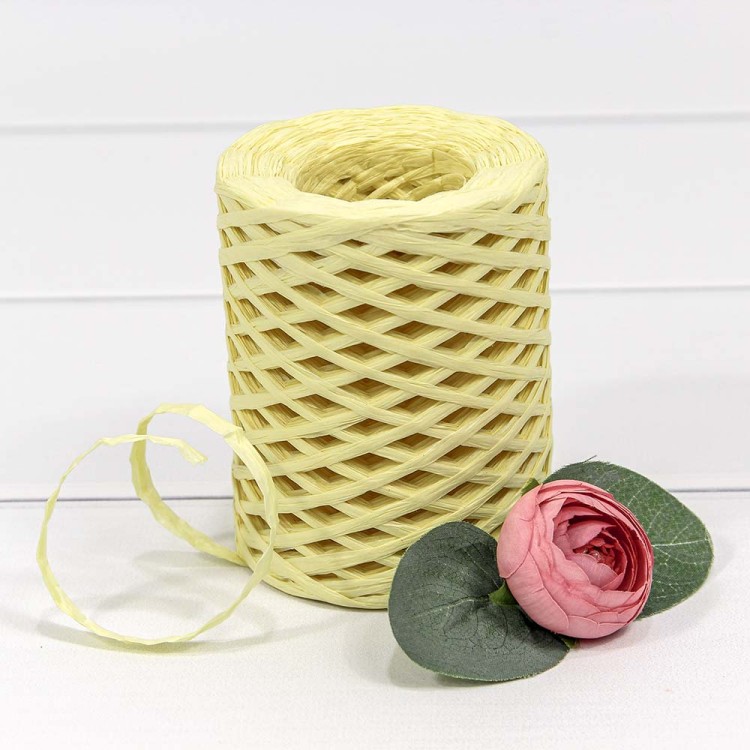 28870/8 Рафия бумажная 150м Жёлтый 1/72