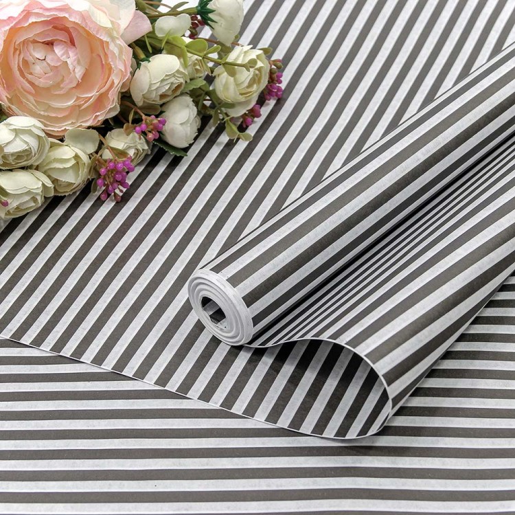 1405/11 Бумага Крафт 0,5*10м белёная двухсторонняя 70г "Полоски" Чёрный 1/16 1405/11 Бумага Крафт 0,5*10м белёная двухсторонняя 70г "Полоски" Чёрный 1/16