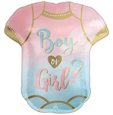1207-4507 Шар фигура Боди Boy or Girl? 60см 1207-4507 Шар фигура Боди Boy or Girl? 60см