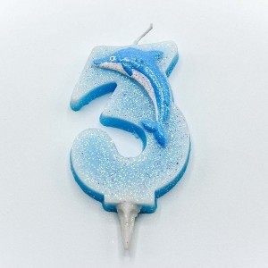 20012/3 Свечи для торта Цифра 3 "Дельфин" 6,7см 1/12 1/120 20012/3 Свечи для торта Цифра 3 "Дельфин" 6,7см 1/12 1/120