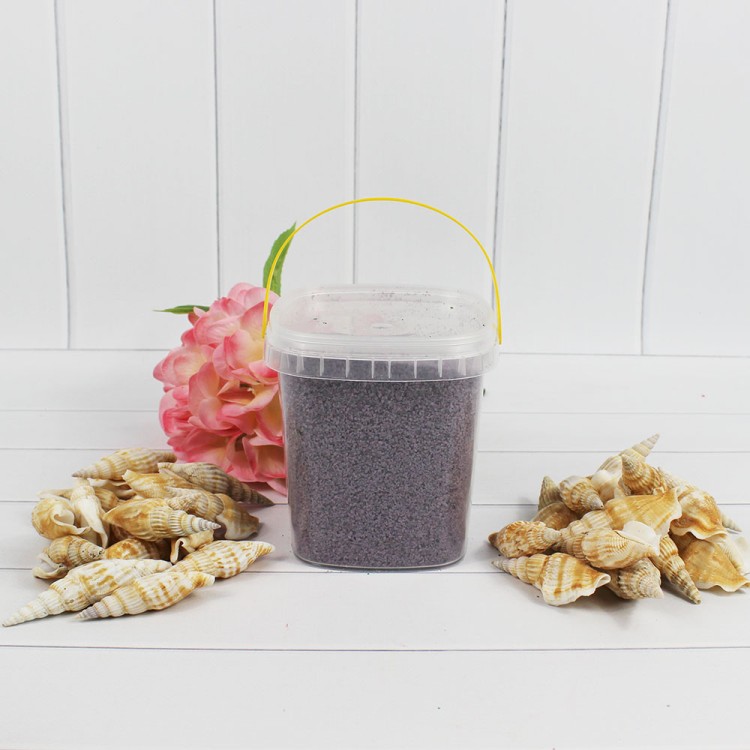 301527080916 Песок цветной сиреневый (кварцевая крошка, фракция 0,5-1 мм) вес: 800г объем: 650мл