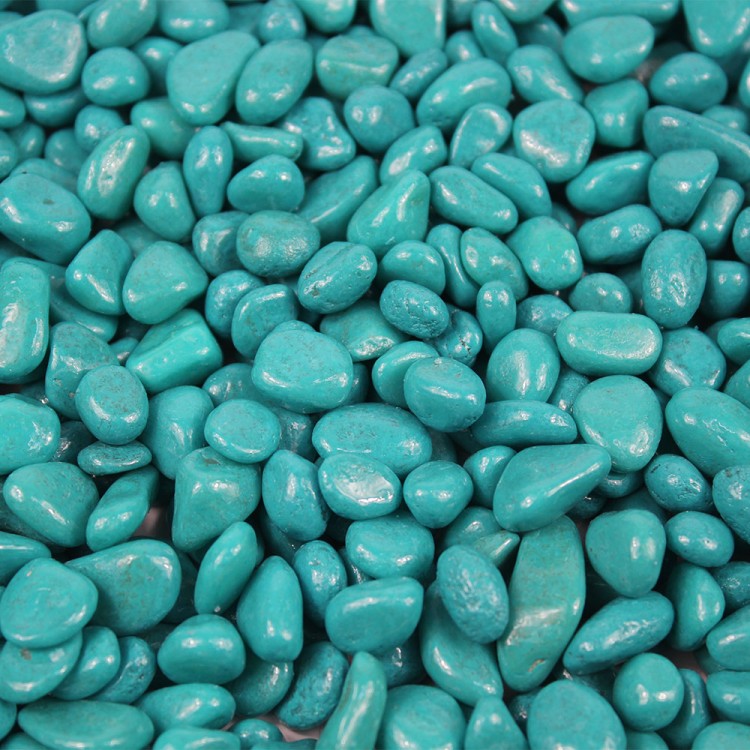 301788780A02 Галька цветная бирюза (фракция 5-10 мм) вес: 760г объем: 400мл