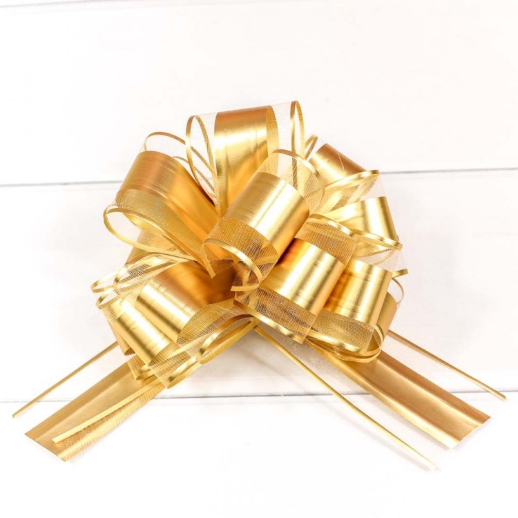 000524-50 Бант-шар "Ажурный" с органзой 5 см 1/50 1/1000