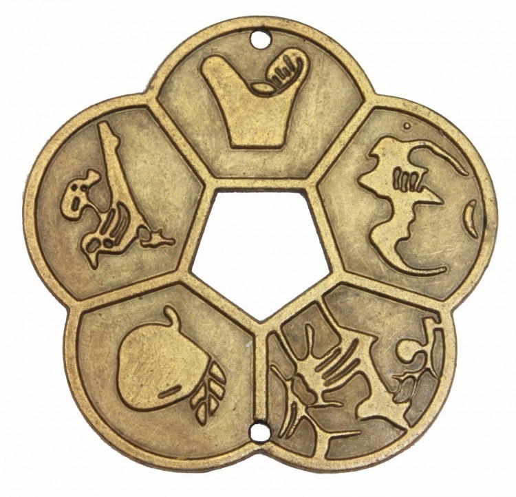 888997-14 Монета мэйхуа d= 56 мм 888997-14 Монета мэйхуа d= 56 мм