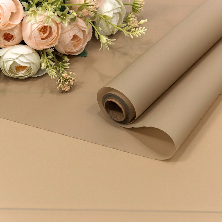 1657/6008 Плёнка 0,58*10м матовая однотонная 55мкм Бледно-оливковый 1/30 1657/6008 Плёнка 0,58*10м матовая однотонная 55мкм Бледно-оливковый 1/30