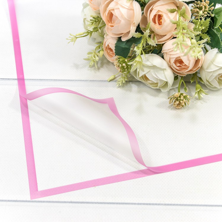 001420/4 Плёнка в листах 58*58 (20 шт.) матовая с цветной рамкой 50мкм Розовый 1/60 001420/4 Плёнка в листах 58*58 (20 шт.) матовая с цветной рамкой 50мкм Розовый 1/60