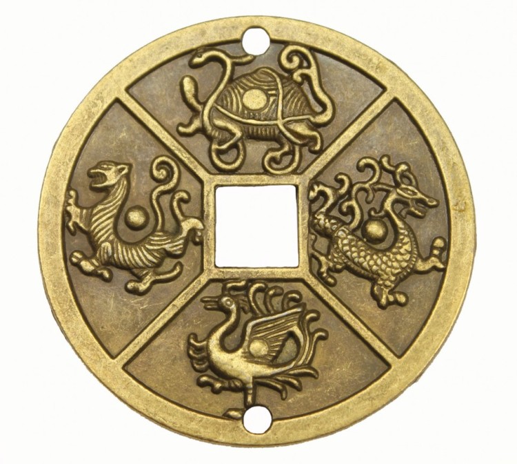 888997-11 Монета "4 священных животных" d=60 мм 888997-11 Монета "4 священных животных" d=60 мм