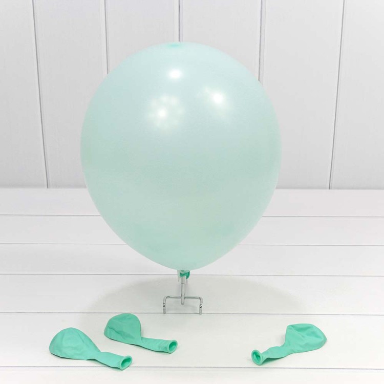 14400/3 Шарики воздушные из латекса "Макарун" 12"/30см (100 шт.) 2,8г Аквамариновый 1/60