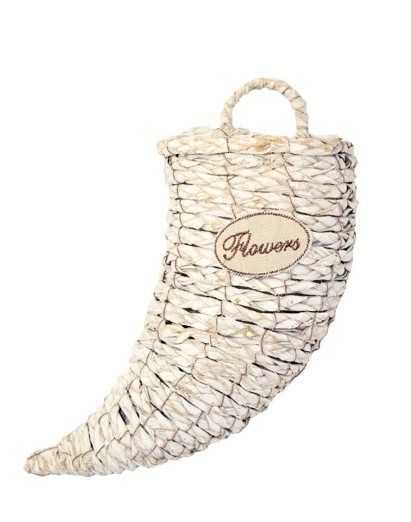 000420-62 Корзина настенная 17*8*40 см "Эксклюзив" для цветов 1/36