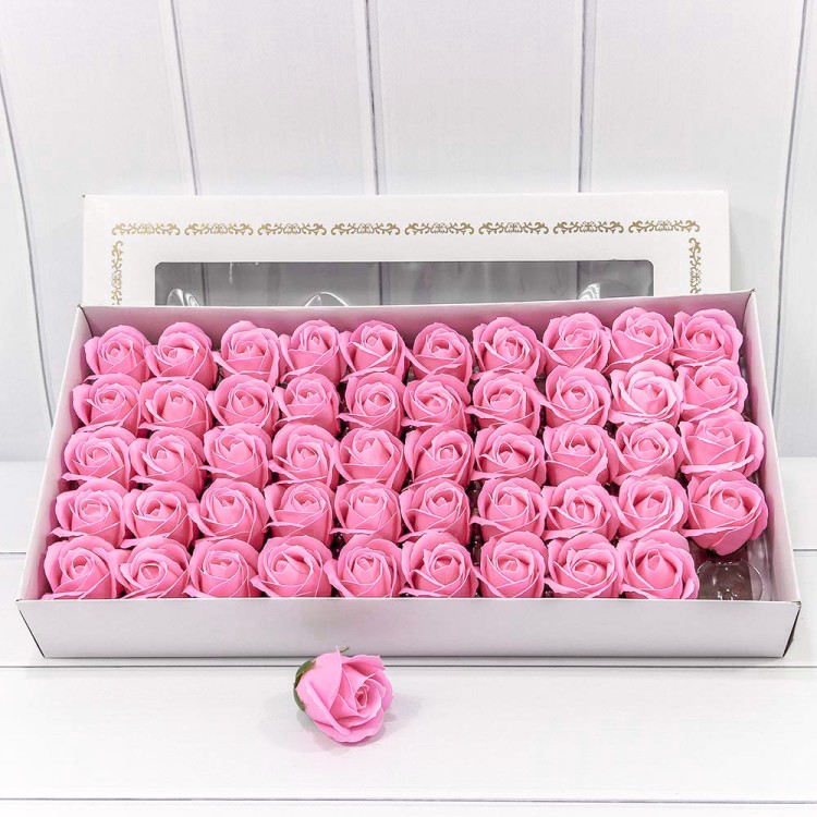 420058/15 Декоративный цветок-мыло "Роза" класс А Розовый 5,5*4 50шт. 1/20 420058/15 Декоративный цветок-мыло "Роза" класс А Розовый 5,5*4 50шт. 1/20