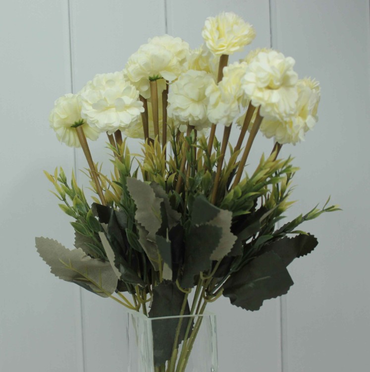 303-10-15/01 Искусственные цветы Георгина 1/2 Белый 303-10-15/01 Искусственные цветы Георгина 1/2 Белый