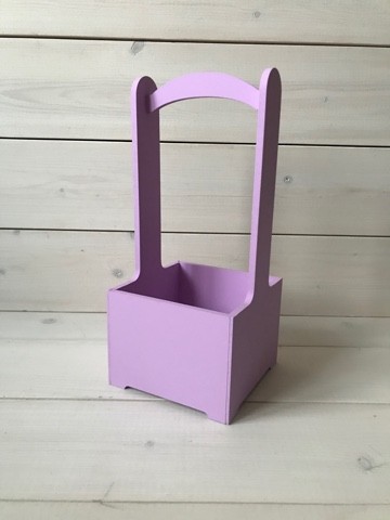 0010452 Ящик для декора 14х14х30 Сиреневый 0010452 Ящик для декора 14х14х30 Сиреневый