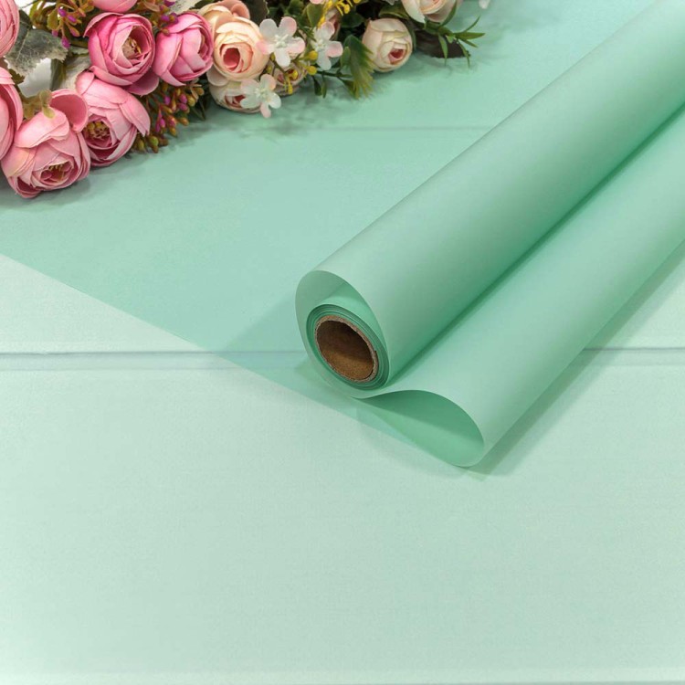 1657/0921 Плёнка 0,58*10м матовая однотонная 55мкм Магическая мята 1/30 1657/0921 Плёнка 0,58*10м матовая однотонная 55мкм Магическая мята 1/30