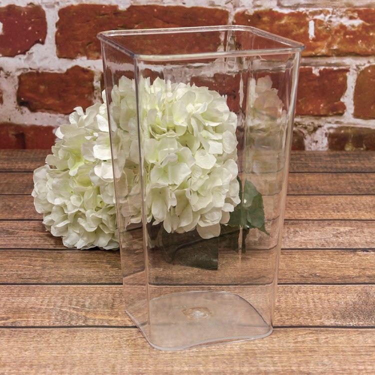 820/1 Ваза акриловая квадратная 14*14*24,5 1/40