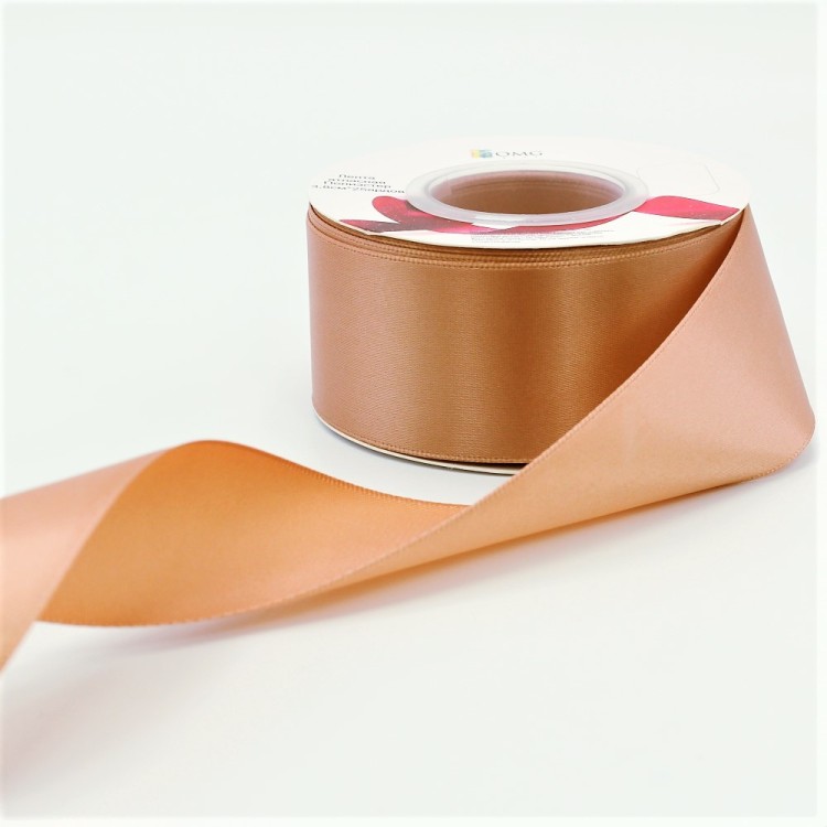 553-38/835 Лента атласная полиэстер класс А 3,8 см*25 ярдов коричнево-бежевый 553-38/835 Лента атласная полиэстер класс А 3,8 см*25 ярдов коричнево-бежевый