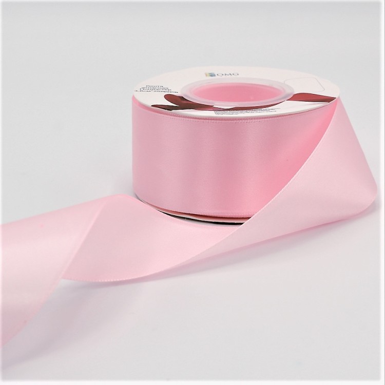 553-38/133 Лента атласная полиэстер класс А 3,8 см*25 ярдов светло-розовый 553-38/133 Лента атласная полиэстер класс А 3,8 см*25 ярдов светло-розовый