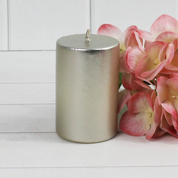 1381603100 Цилиндр 50 Н80 свеча парафиновая, серебро
