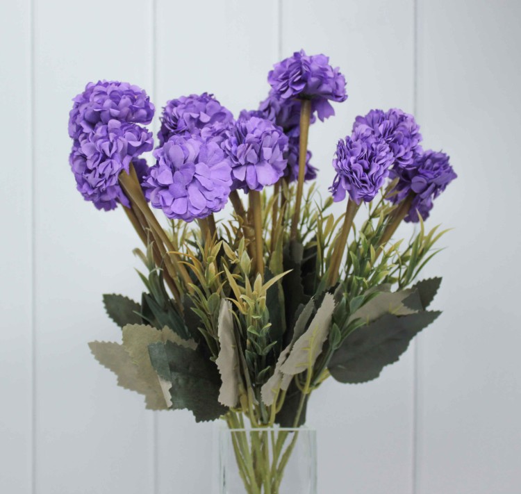 303-10-15/15 Искусственные цветы Георгина 1/2 Фиолетовый 303-10-15/15 Искусственные цветы Георгина 1/2 Фиолетовый