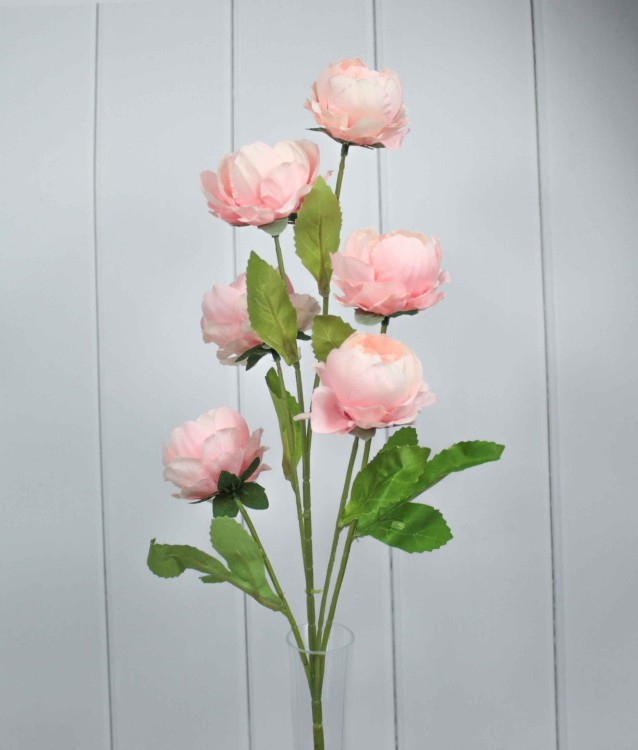 303-08-07 Искусственные цветы Пионы Розовый 60см 1/1	