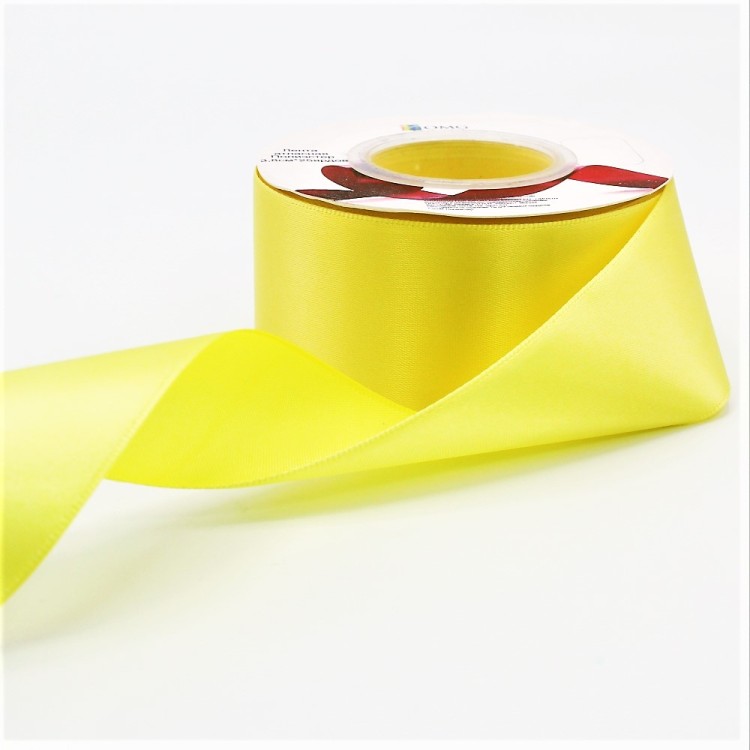 553-38/525 Лента атласная полиэстер класс А 3,8 см*25 ярдов лимонный 553-38/525 Лента атласная полиэстер класс А 3,8 см*25 ярдов лимонный