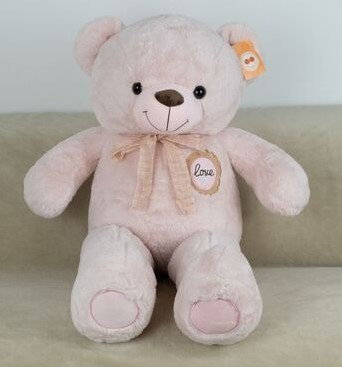 DL108500287PE Мягкая игрушка Медведь размер 85см Фиолетовый