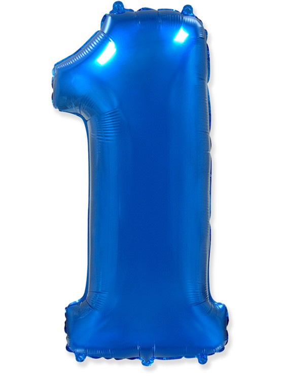 1207-3072 ЦИФРА 1 40" Blue 1207-3072 ЦИФРА 1 40" Blue