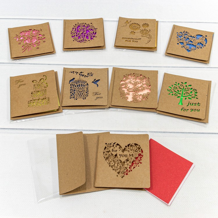 1112/2 Открытки Набор в коробке (микс 4) 9*8 1/90 1/1800