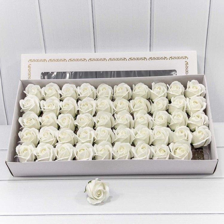 420058/24 Декоративный цветок-мыло "Роза" класс А Белый 5,5*4 50шт. 1/20 оптом 420058/24 Декоративный цветок-мыло "Роза" класс А Белый 5,5*4 50шт. 1/20 оптом
