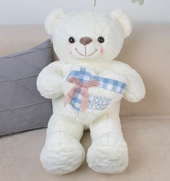 DL309508304W Мягкая игрушка Мишка размер 95см Белый