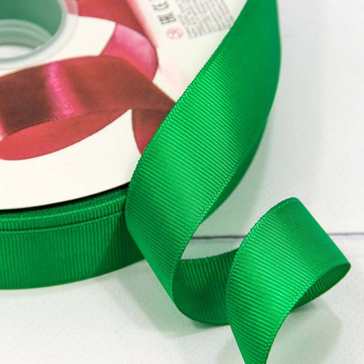 563-25/19 Лента Репсовая 2,5см*100ярд Зелёный 1/13 1/52 563-25/19 Лента Репсовая 2,5см*100ярд Зелёный 1/13 1/52