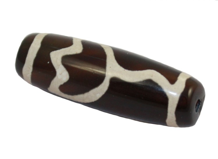 DZ109 Лотос Дзи (сердолик) 40*13 мм