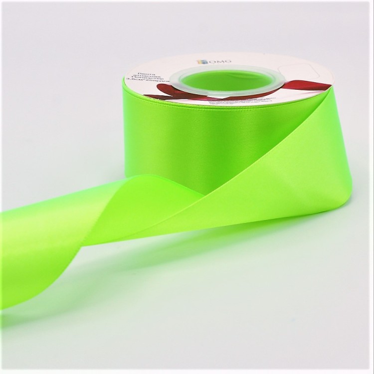 553-38/556 Лента атласная полиэстер класс А 3,8 см*25 ярдов кислотный 553-38/556 Лента атласная полиэстер класс А 3,8 см*25 ярдов кислотный