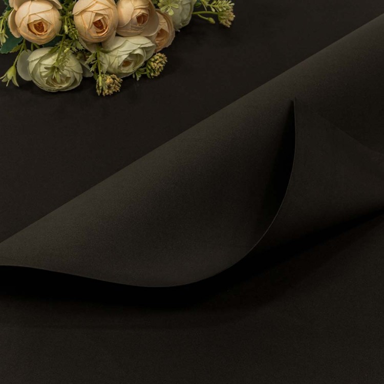 2020/25 Фоамиран в листах 1мм 70*60 (10 шт.) Чёрный 1/25