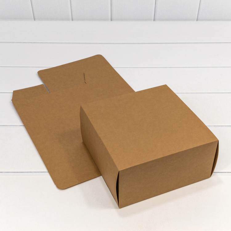 0007240 Коробка Квадратная 20*20*10 сборная Крафт 1/20 1/300