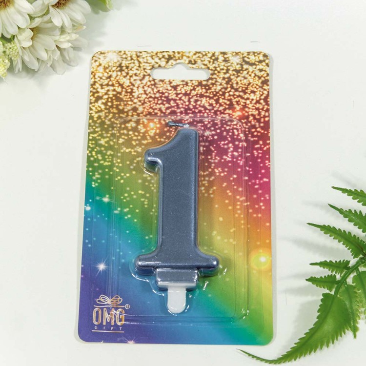 20010-74/1 Свеча для торта Цифра 1 "Гигант" 8см Синий 1/12 1/288 20010-74/1 Свеча для торта Цифра 1 "Гигант" 8см Синий 1/12 1/288