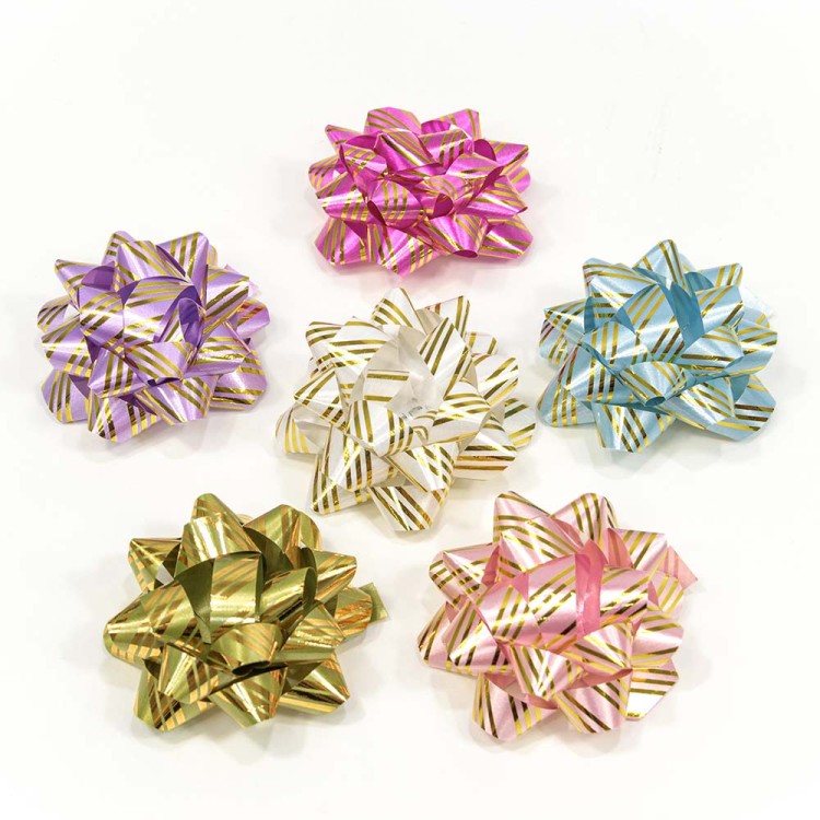 500566-63 Бант-звезда 6,3 см "Золотые полоски" (микс) 1/12 1/72 упак. 500566-63 Бант-звезда 6,3 см "Золотые полоски" (микс) 1/12 1/72 упак.