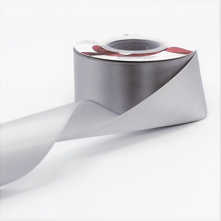 553-38/007 Лента атласная полиэстер класс А 3,8 см*25 ярдов серебряный 553-38/007 Лента атласная полиэстер класс А 3,8 см*25 ярдов серебряный