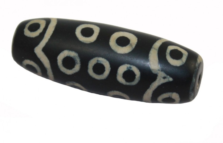 DZ113 Бусина Дзи 21 глаз (агат) 57*21*15 мм