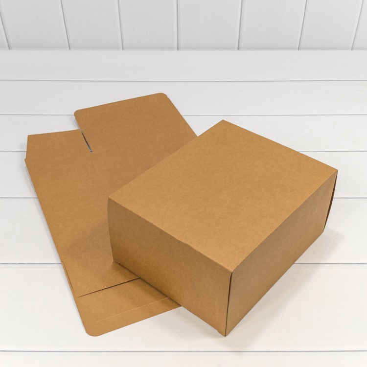 0007242 Коробка Прямоугольная 25*20*12 сборная Крафт 1/20 1/300