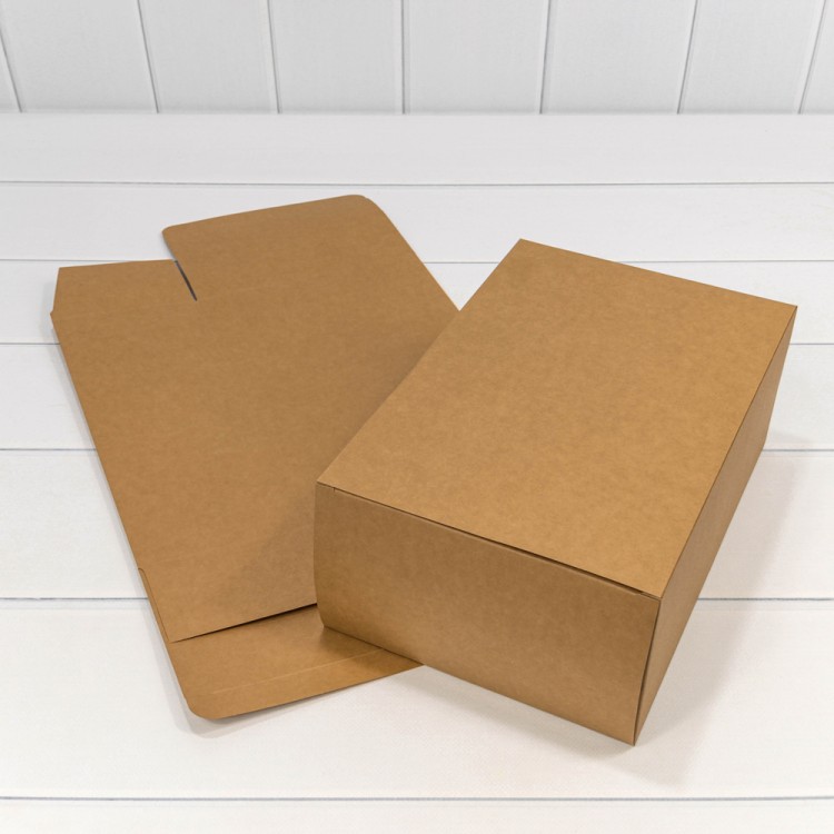 0007243 Коробка Прямоугольная 30*20*12 сборная Крафт 1/20 1/300