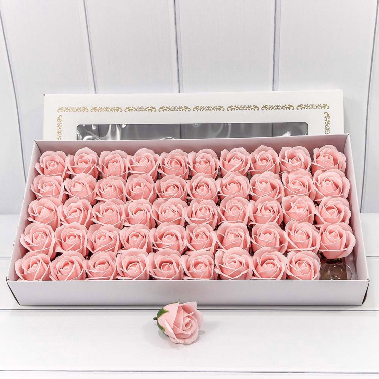 420055/14 Декоративный цветок-мыло "Роза" класс А Умеренный розовый 5,5*4 50шт. 1/20 420055/14 Декоративный цветок-мыло "Роза" класс А Умеренный розовый 5,5*4 50шт. 1/20