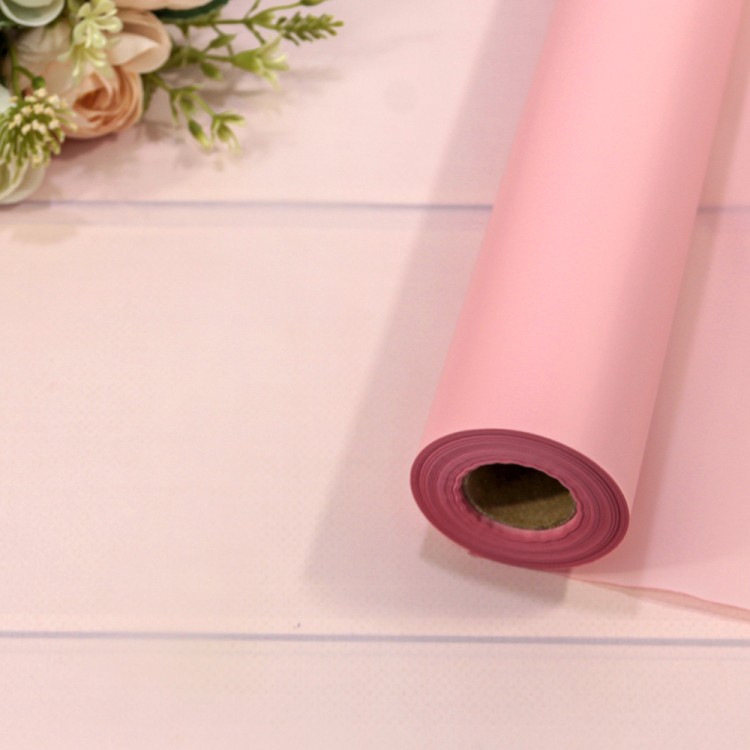 1857/0331 Плёнка 0,58*32м матовая однотонная 55мкм Розовый-0331 1/12 1857/0331 Плёнка 0,58*32м матовая однотонная 55мкм Розовый-0331 1/12