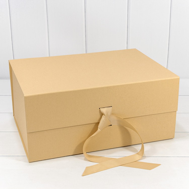 721229/1954 Коробка Прямоугольная 39*28*17,8 складная на магнитах Крафт 1/24