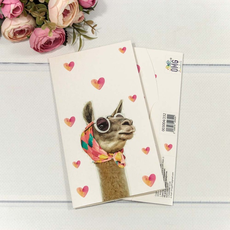 003004/232 Конверт подарочный 16,5*9см 232 1/10 1/250