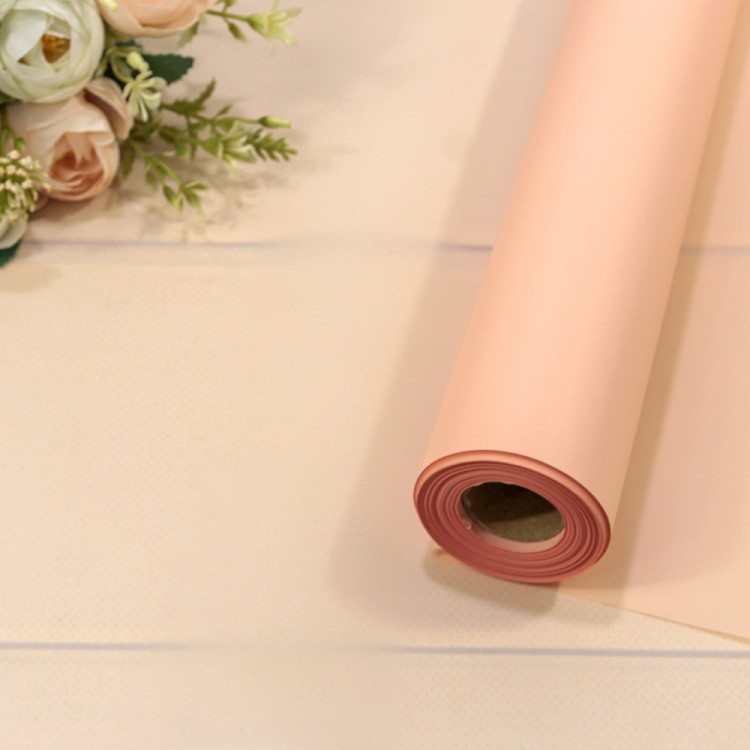 1857/2337 Плёнка 58см 800г матовая однотонная 55мкм Персиковый-2337 1/12 1857/2337 Плёнка 58см 800г матовая однотонная 55мкм Персиковый-2337 1/12