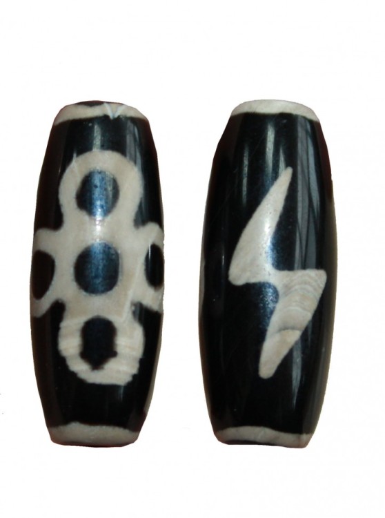 DZ132 Бусина дзи Гаруда 25 мм